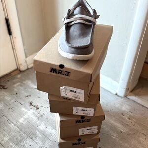 MR J David Grey Slip on Shoes